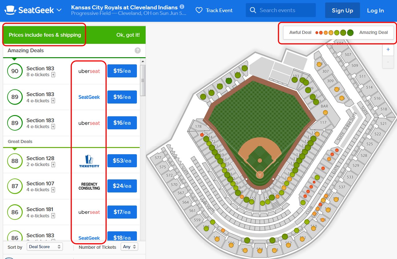 Review StubHub vs. SeatGeek Savings Beagle