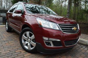 Sample ad on eBay - 2015 Chevy Traverse with rebuilt title