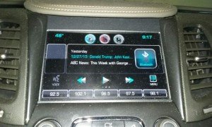 Play Stitcher Radio in car