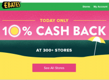 Save 10% Via Ebates at Hundreds of Stores Today Only