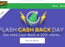 Ebates Flash Cash Back Day Today