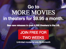 Would You Pay .95 Per Month to See Unlimited In-Theater Movies?