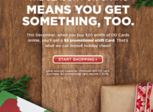 Buy  Worth of Dunkin’ Gift Cards Online and Get a  Card Free