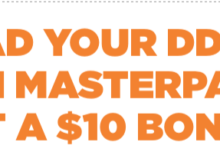 Reload Your Dunkin’ Card with Masterpass and Get a  Bonus