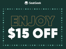 Get  Off Your SeatGeek Purchase Today Only