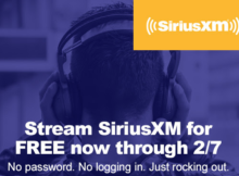 Stream SiriusXM Radio for Free Now Through February 7th