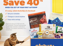 Save 40% at Chewy.com on Your First Autoship Order