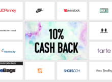 Ebates is Offering 10% Cash Back at Most Retailers Today Only