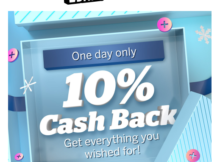 Get 10% Cash Back at Most Retailers Today on Ebates