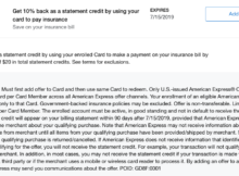 Save 10% on Your Insurance Payment with This Amex Offer