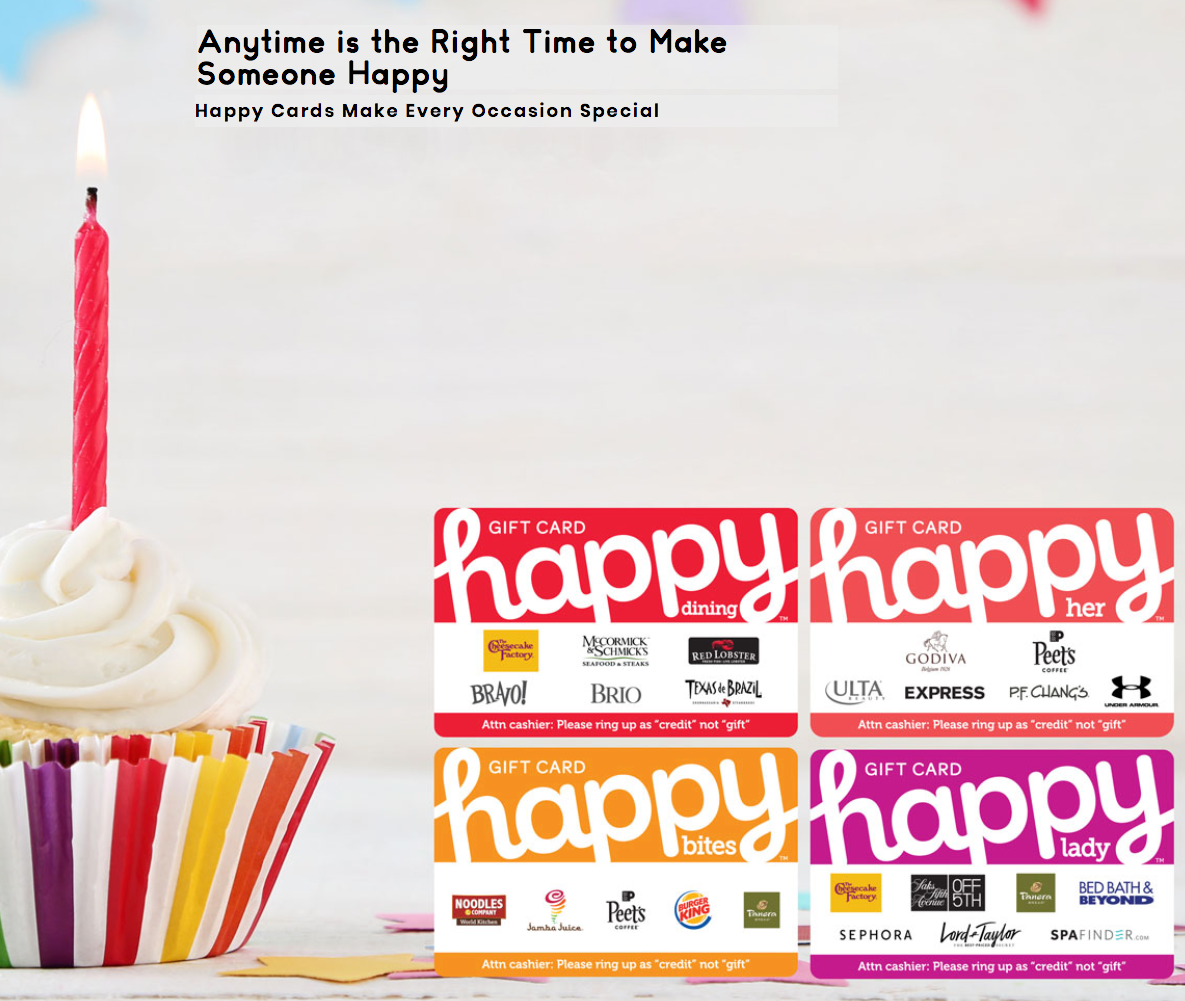 Get a Discount on Happy Gift Cards with This Amex Offer Savings Beagle
