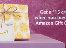 New Amazon Gift Card Customers –  Credit with  Amazon Gift Card Purchase