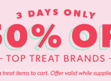 Chewy Offering up to 50% Off Select Dog and Cat Treats