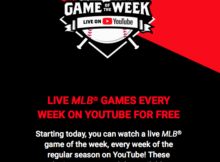 Watch Live MLB Games on YouTube for Free