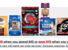 Target: Save  Off  or  Off  on Select Pet Food and Supplies