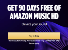 Try Amazon Music HD Free for 90 Days