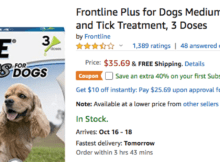 Save on Select Flea and Tick Medications Today at Amazon