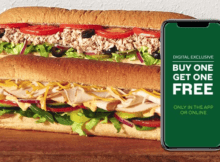 Subway: Buy One Footlong Sub and Get One Free