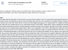 Amex Offer: Save 5% on Groceries up to 