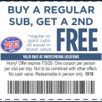 jersey mike's bogo coupon