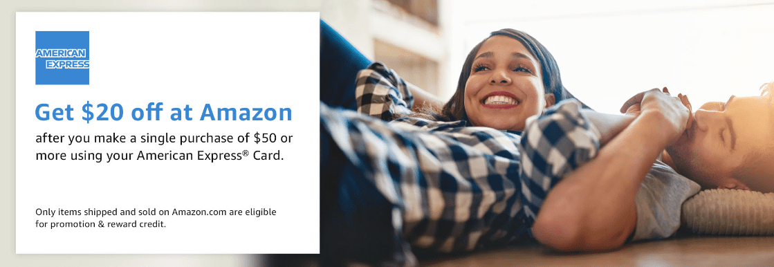 Ended Amazon American Express Card Promo Spend 50 And Save 20 On A Future Amazon Purchase Savings Beagle
