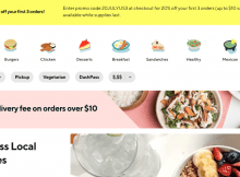 New DoorDash Customers Can Save 20% Off First 3 Orders with Promo Code