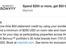 Save  on Your Marriott Hotels Stay of 0 with This Amex Offer