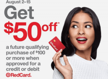 New Target RedCard Applicants Can Save  Off a Future Purchase of 0 or More