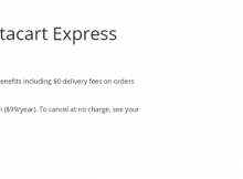 Instacart/Mastercard Promo: Two Free Months of Instacart Express