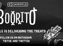 Chipotle Boorito Halloween Promo – Buy One, Get One Free on October 31, 2020