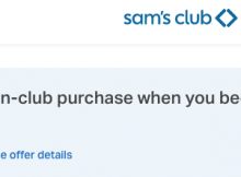 Sam’s Club Membership Deal for Fall 2020