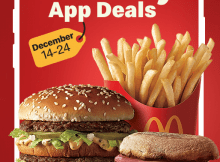 McDonald’s Holiday App Deals Run December 14 – 24, 2020