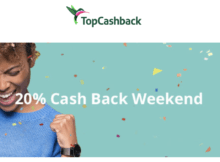 Top Cashback Offering 20% Cash Back at Select Retailers This Weekend