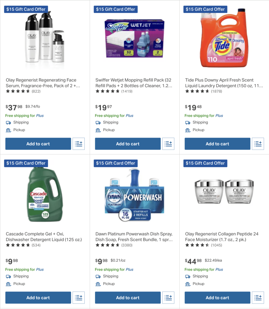 Sam's Club Procter and Gamble Promotion