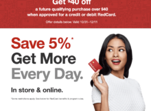 It’s Holiday Shopping Season and Target’s Back with a  Off  RedCard Sign-Up Promotion