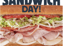 Jersey Mike’s –  Off a Regular Sub Through November 7, 2021