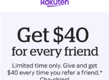 Rakuten is Bringing Back the  Referral Bonus for the 2021 Holiday Season