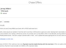 Chase Offers That’ll Save When You Dine Out