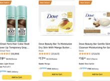 Amazon – Buy 4 and Save  on Select Health and Beauty Products Such as Dove Soap and Body Wash, Crest Toothpastes, Hair Color and More