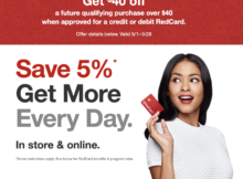 Back Once Again, A Target RedCard Sign-Up Bonus That’ll Save  on a Future Target Purchase