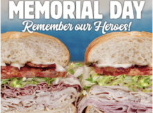 Jersey Mike’s Sub Deal – Save  Off a Regular Sized Sub May 27 – 30, 2022