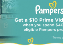 Get a  Amazon Video Credit When You Spend  or More on Eligible Pampers Products