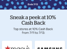 Rakuten 10% Cash Back at Many Retailers Monday, July 11th Through Wednesday, July 13th +  Referral Bonuses for Each New Referral You Make