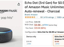 Select Amazon Prime Members Can Get an Echo Dot for Only alt=