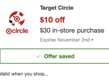 This Target Circle Offer Will Save  When You Spend  or More In-Store for Select Customers