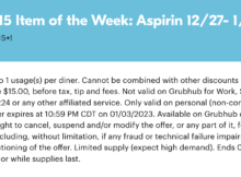 Grubhub  Off  Promo Code for Delivery/Pickup Orders Through January 3, 2023