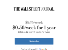 Subscribe to The Wall Street Journal Digital Version for Only alt=