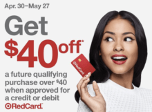 For Those Churning the Target RedCard, or Those Who’ve Not Yet Gotten the Card, Here’s the Latest  Sign-Up Bonus Going On Through May 27, 2023