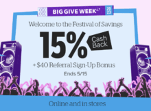 Want to Make Some Extra Money?  Rakuten’s Offering 15% Cash Back at Many Retailers for Its Big Give Week Promotion May 8-15, 2023