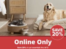 Save on Your Pet’s Essentials at PetSmart with This 20% Off Deal Through August 13th